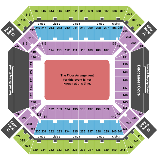 Raymond James Stadium Chris Brown Seating Chart